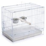 Prevue Hendryx White Travel Bird Cage