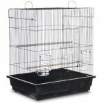 Prevue Hendryx Square Roof Parakeet Cage White