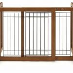 Richell Bay Isle Freestanding Pet Gate - Tall  Small