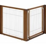 Richell 6 Panel Convertible Elite Pet Gate Black