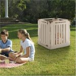 Richell Convertible Indoor Outdoor 4 Panel Pet Playpen