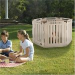 Richell Convertible Indoor Outdoor 6 Panel Pet Playpen