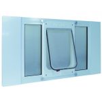Ideal Pet Products Aluminum Sash Window Chubby Kat Door  27-32 Inches