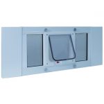 Ideal Pet Products Aluminum Sash Window Cat Flap  33-38 Inches