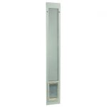 Ideal Pet Products Fast Fit Pet Patio Door  Super Large/White Frames 77 5/8" to 80 3/8"