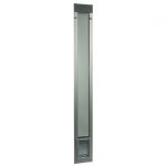 Ideal Pet Products Fast Fit Pet Patio Door  Small/Silver Frame 77 5/8" to 80 3/8"