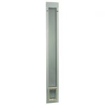Ideal Pet Products Fast Fit Pet Patio Door  Small/White Frame 77 5/8" to 80 3/8"