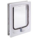 Pet-Tek Small Dog Door with Tunnel White