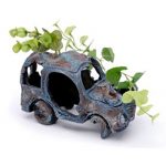 Penn Plax Sunken Gardens Car Wreck  Medium