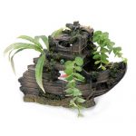 Penn Plax Sunken Gardens Shipwreck Bow  Large