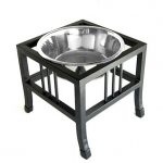 PetsStop Baron Heavy Duty Raised Dog Bowl  Large