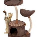Penn Plax Two Level Lounge Activity Center with Retreat Hide Away
