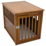 Crown Pet Products Dog Crate Table Mahogany Medium