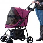 Pet Gear Happy Trails Lite NO-ZIP Pet Stroller Boysenberry