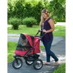 Pet Gear Jogger No-Zip Pet Stroller Rugged Red