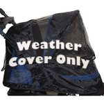 Pet Gear Weather Cover for No-Zip Jogger & AT3 Pet Stroller Black