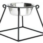 PetsStop Pyramid Elevated Dog Feeder  Small