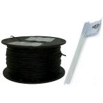 Essential Pet Products Essential Pet Heavy Duty In-Ground Fence Wire and Flag Kit  500 Feet
